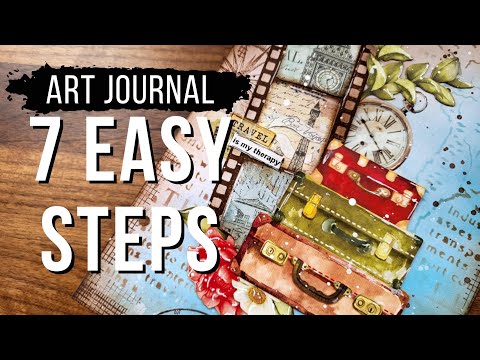 ART JOURNAL - 7 easy steps for beginners