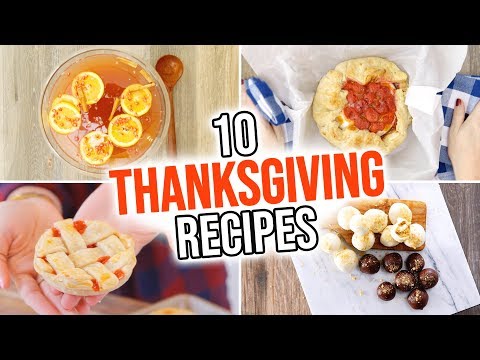 10 Easy Thanksgiving Recipes - Appetizers & Desserts -...