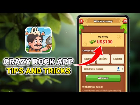 CRAZY ROCK APP TIPS AND TRICKS | LEGIT EARNING MONEY IN CRAZY ROCK APP 2025