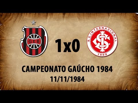 G.E.Brasil 1x0 Internacional - Campeonato Gaúcho 1984