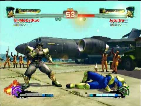 SSF4 AE: El-MoUstRo0 (M.Bison) vs jetultra (M.Bison) - Ranked Match (1080p HD)
