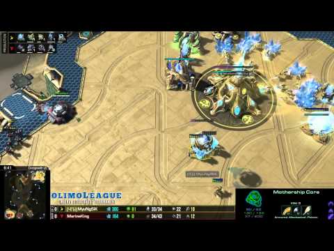 Starcraft 2 Olimoleague  MyungSik vs MarineKing Game 1