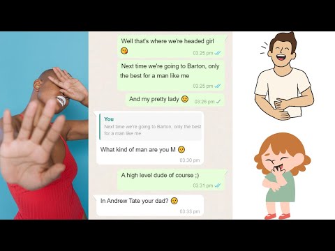 Is Andrew Tate Your Dad? 😆🤬 Leaked Messages