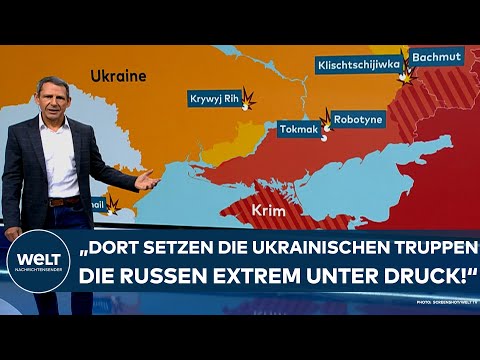 PUTINS KRIEG: "Dort setzen die ukrainischen Truppen die Russen extrem unter Druck!"