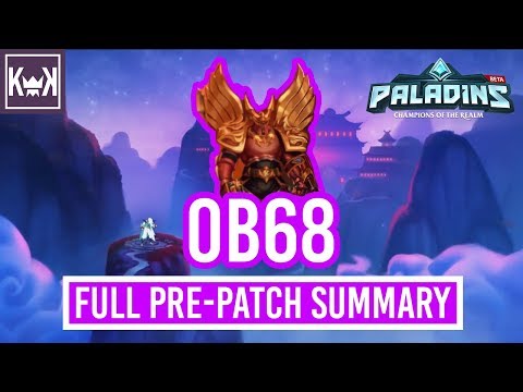Paladins OB68 Full Pre-Patch Summary | Paladins (Console PS4 Pro 1080p 60fps)