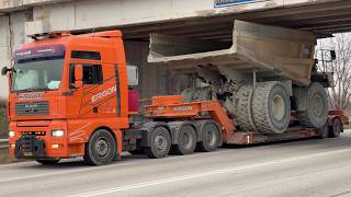 180 Kilometers Trip -  Transporting Two Caterpillar 775E Dumpers - Sotiriadis/Labrianidis