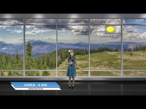 ILINCA MIHOLCA ne prezintă vremea - Proiect Meteo cu Daniel Nițoiu la Școala TV Dicție.ro