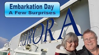 Explore P &O Cruises Aurora Embarkation & Sea Days