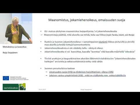 Metsätalous ja kaavoitus (Metsäalan näkökulma)