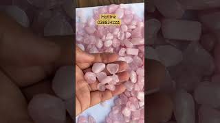 Đá Thạch Anh Hồng Vụn Mài Bóng Dải Nền Nhà Móng Nhà 1kg