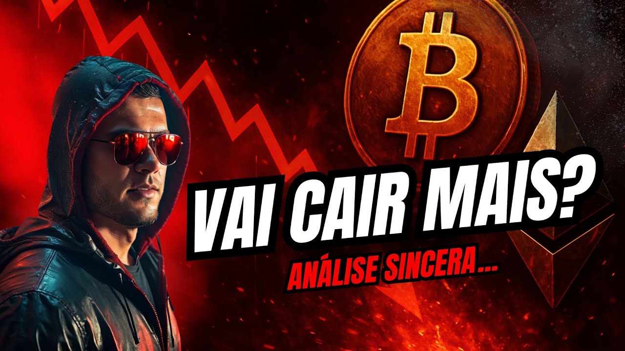 BITCOIN e ETHEREUM – Reversão ou Mais Queda Pela Frente? (o que os gráficos dizem...)