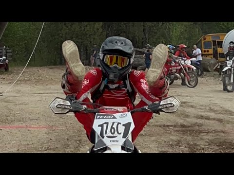 Racing Idaho City 100 with a broken wrist 2024
