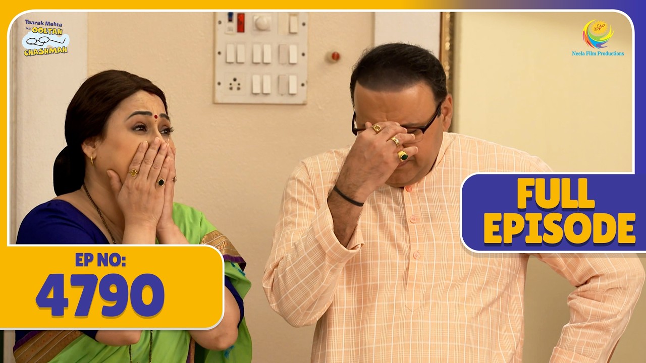 FULL EPISODE 4790 - Madhavi Ke Acchar Ki Khabar Aayi News Pe ! | Taarak Mehta ka Ooltah Chasmah
