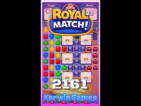 Royal Match Level 2161 - No Boosters Gameplay