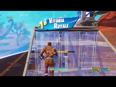 Primeira Vitória com o Biscoitão - Torneio de Atiradores de Elite - Fortnite Battle Royale