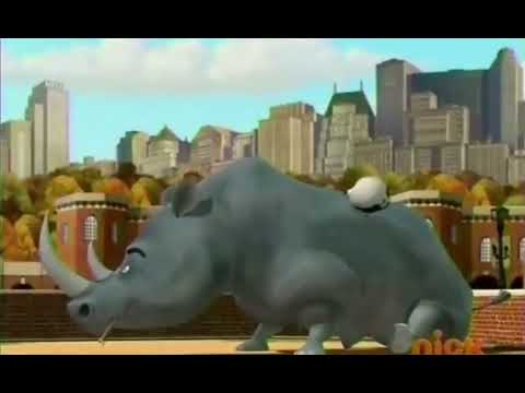The Penguins Of Madagascar - King Julien escapes Roy's butt