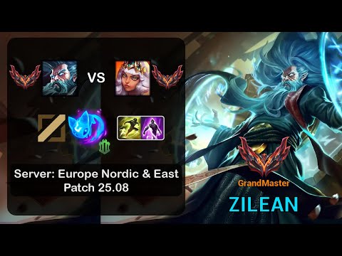 Zilean Mid vs Qiyana - EUNE GrandMaster - Patch 25.08