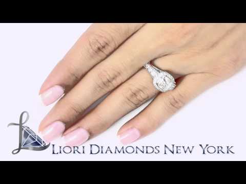 ER-0239 - 2.65 Carat I-VS2 Cushion Cut Natural Diamond Engagement Ring 14k Vintage Style