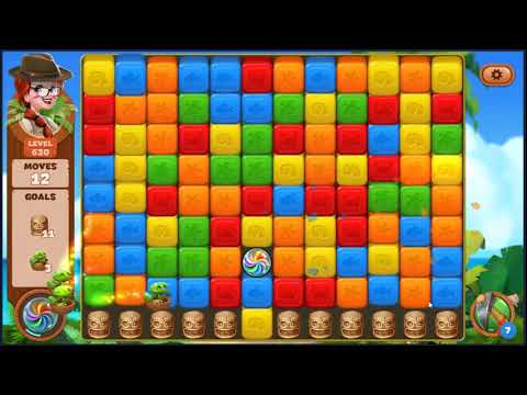 Lost Island Blast Adventure Level 630 - NO BOOSTERS 🏝️ | SKILLGAMING ✔️