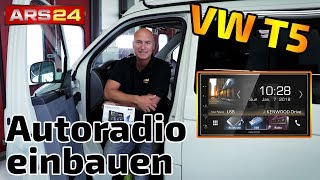 Autoradio VW T5 einbauen | mit DAB-Antenne und Apple CarPlay | ARS24