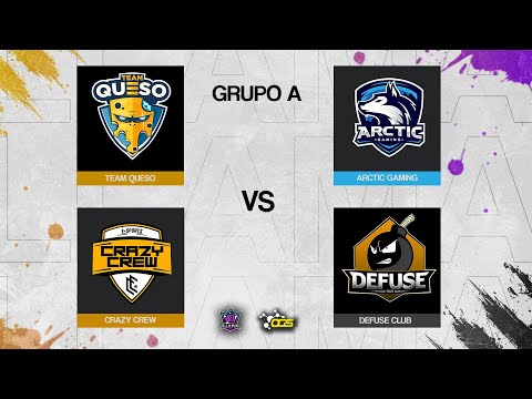 J3 Llama League II   Grupo A Team Queso VS Crazy Crew & Defuse Club VS Arctic Gaming
