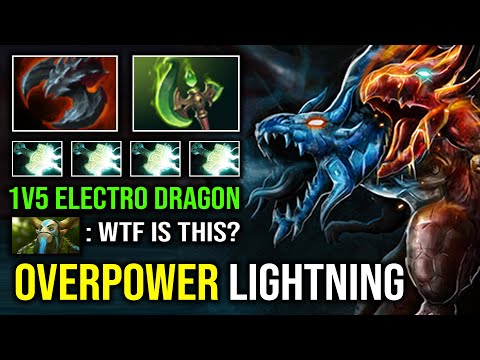 NEW 7.39 Jakiro Is Overpower 100% Lightning Max Attack Speed with 1v5 Parasma Satanic Dota 2