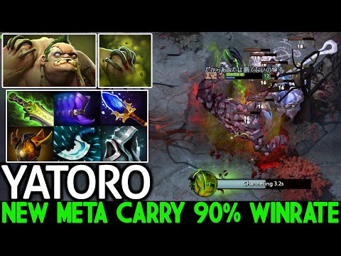 YATORO [Pudge] New Meta Carry 90% Winrate Insane Speed Farm Dota 2