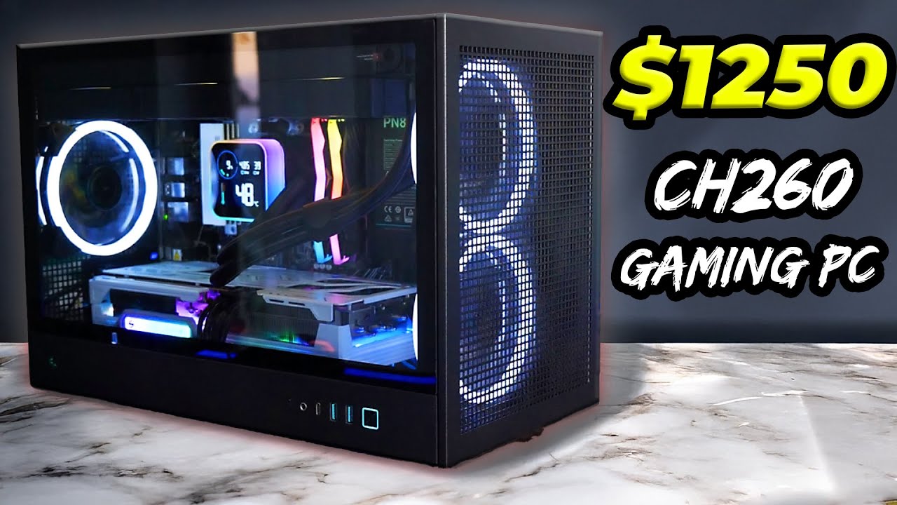 Building a $1250 USD RX 9070 Gaming PC (in the Deepcool CH260)