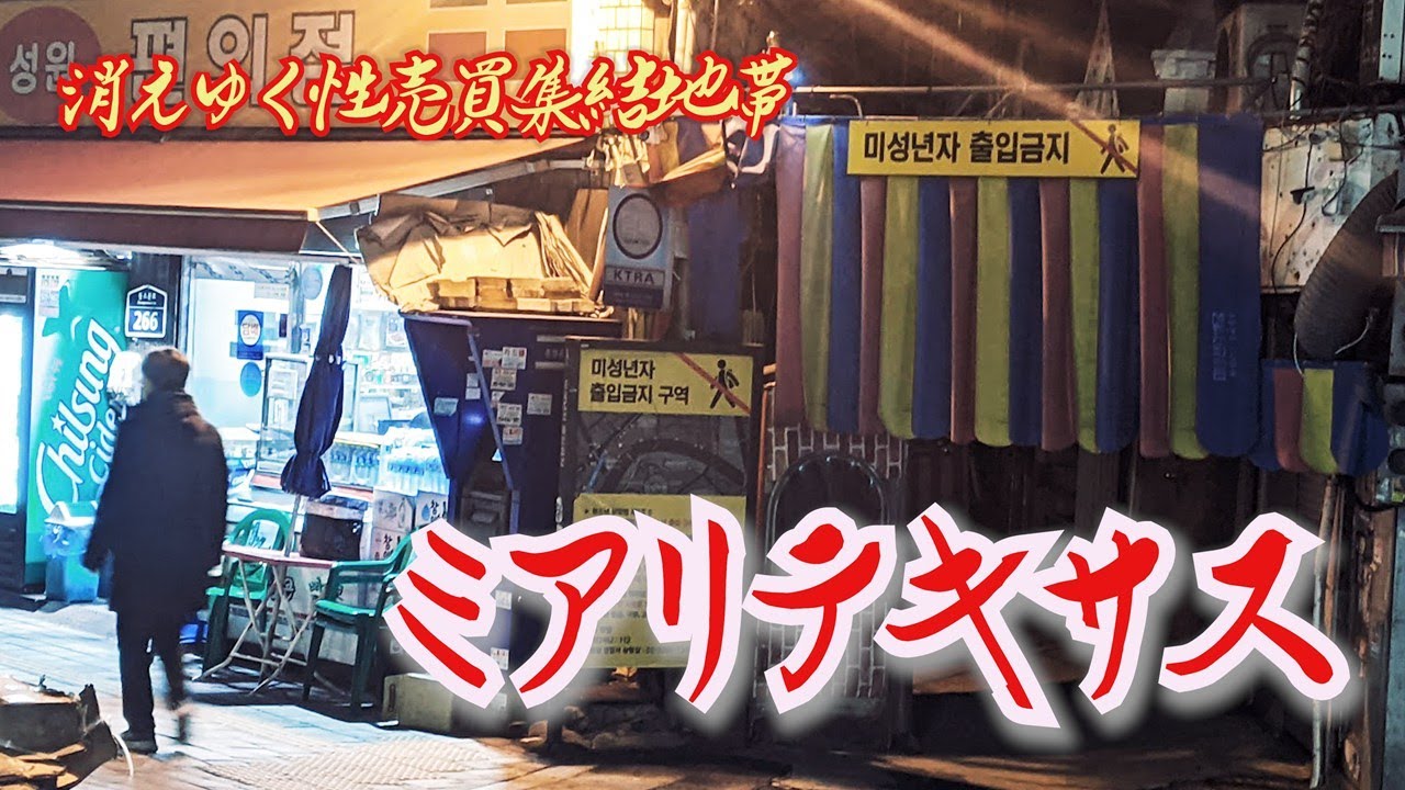 【韓国・ソウル】消えゆく性売買集結地帯ミアリテキサス　[Seoul, South Korea] Sex trafficking hotspot: Miari Texas