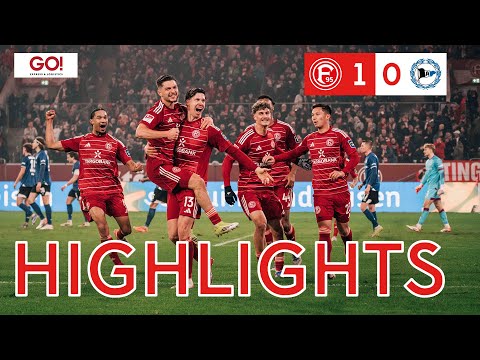 HIGHLIGHTS | Fortuna Düsseldorf vs. DSC Arminia Bielefeld 1:0 | Victory to start the second half ...