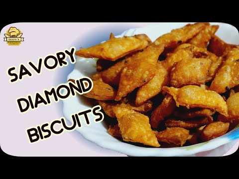 Savory diamond biscuits/biscuits/maida
