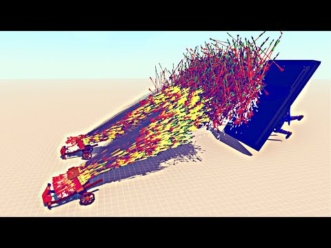 DEFLECT SHIELD GIANT vs 2x EVERY GOD - Totally Accurate Battle Simulator TABS