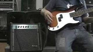 Video thumbnail for the pocket TV: the Stagg 40 BA bass amp and Aria STB-PB by roger alcantara
