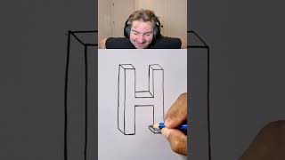 Download lagu How To Draw Letter H 😳 mp3