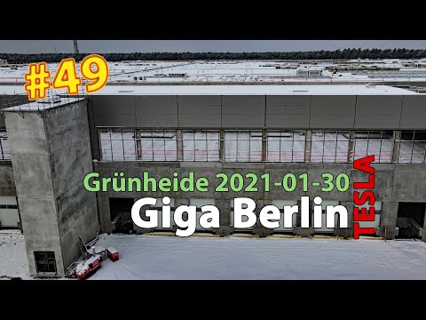 #49 Tesla Giga Berlin • 2021-01-30 • Gigafactory 4K