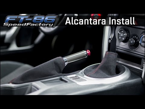 Alcantara Shifter & E-brake Boot Install - FT86SpeedFactory