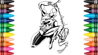 SCARLET SPIDER Coloring Page #420 - Rival - Falling (with CRVN) [NCS Release]