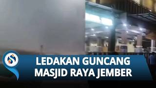 Detik-detik Ledakan Guncang Masjid Jember saat Tarawih! Tembok Jebol, Warga Panik Berhamburan Keluar