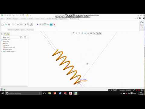 Creo 2.0 : Helical Sweep