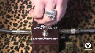 Video thumbnail for Stomp Under Foot SUPA DIRTY ROOSTER pedal demo with Kingbee Tele by gearmanndude