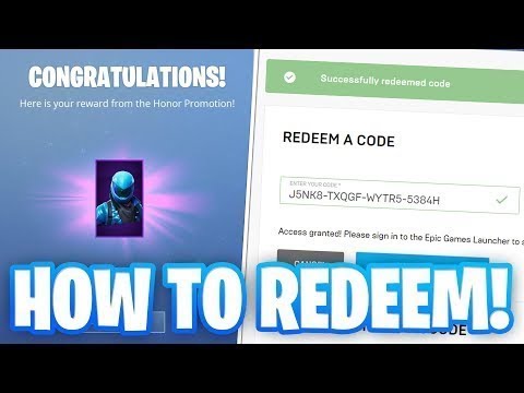 fortnite redeem code download