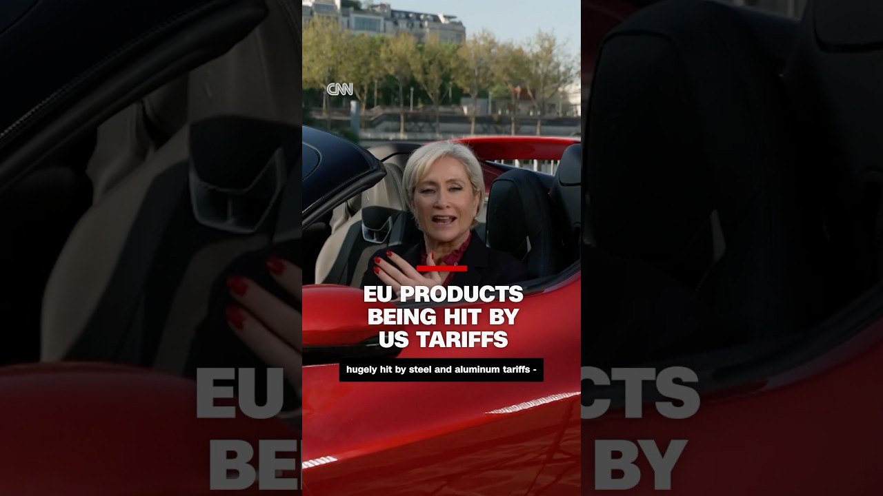 EU products being hit by US tariffs