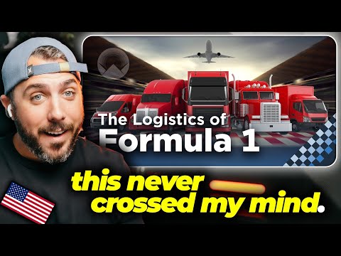 American Reacts to The Insane Logistics of Formula 1 🏎️