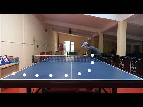 Table Tennis Serves basic - demo video | TTFootage