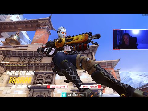 Gale Carry Soldier 76 - POTG! [ Overwatch Season 32 Top 500 ]