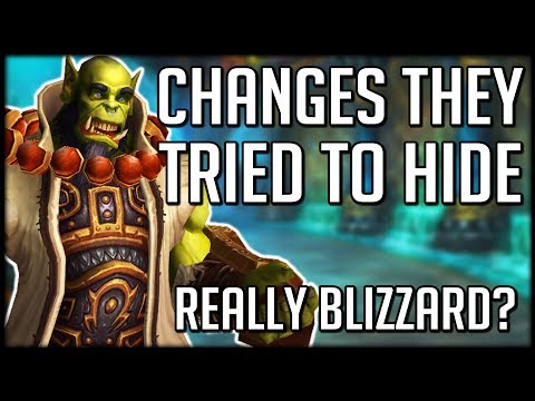 REALLY BLIZZARD? Patch 8.1 UNDOCUMENTED Changes Are Crazy | WoW Battle for Azeroth