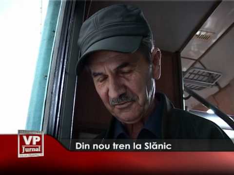 Din nou tren la Slănic