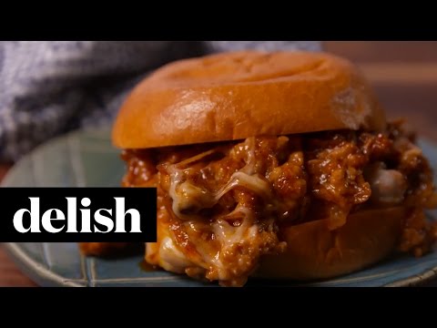 Cheesy Chicken Sloppy Joes | Delish