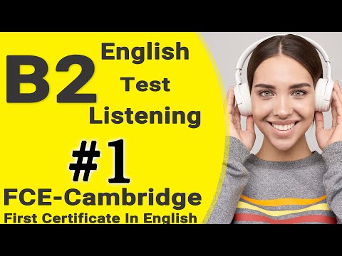 Listening B2 | FCE Practice Test with Answers - English Listening B2 Cambridge FULL Ingles B2 exam º