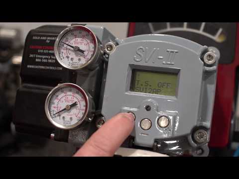 Masoneilan's SVI II AP Push Button Startup Tutorial